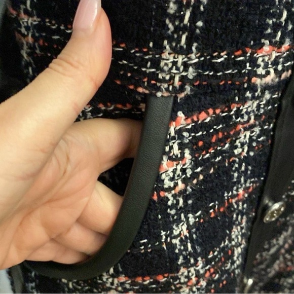 MAJE Plaid Button-Down Dress - Picture 10 of 13